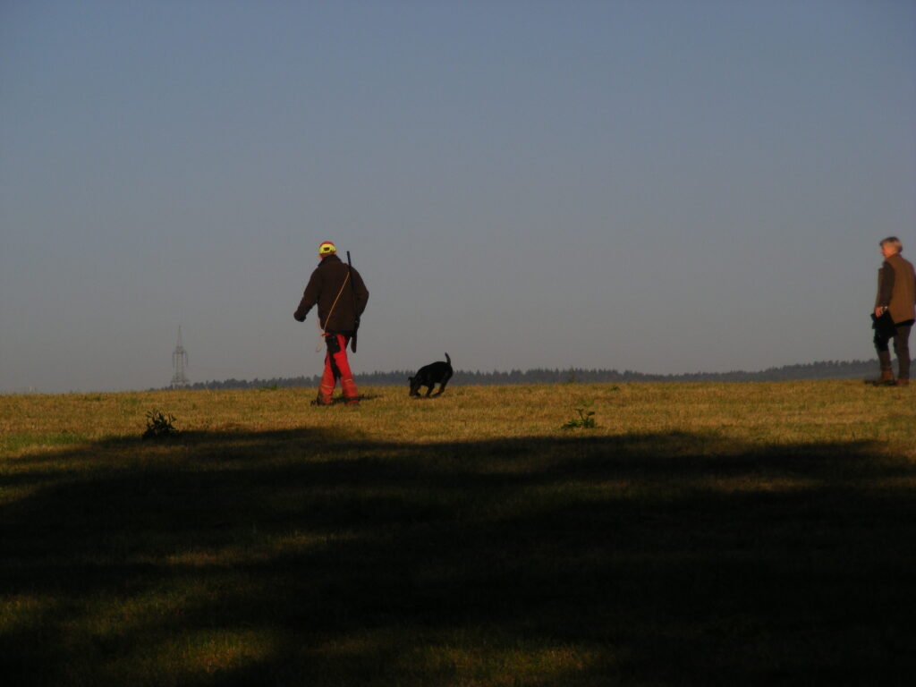 Martin Obach mit Terrier Amy