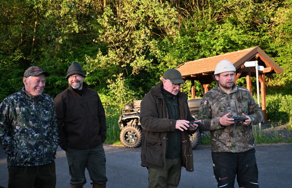 v.l.n.r.: Peter Wehner, Markus Hillenbrand, Werner Henkel und Christopher Hüfner. Foto: Matthias Bender